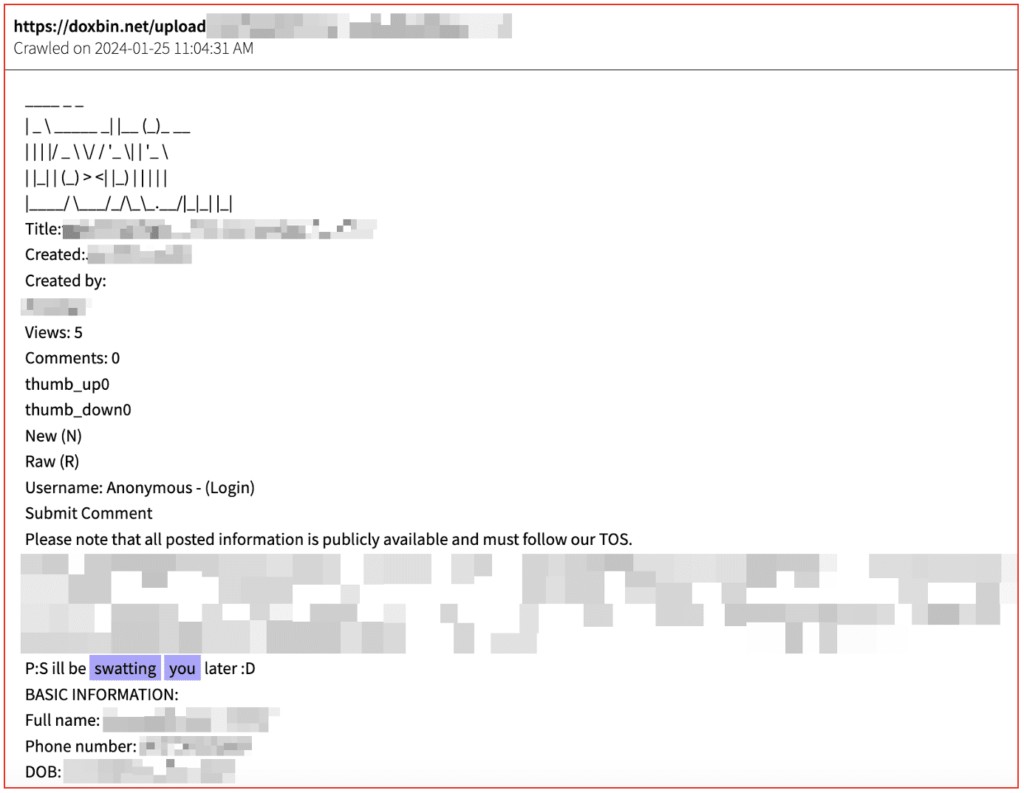 Protection des dirigeants et Dark Web
