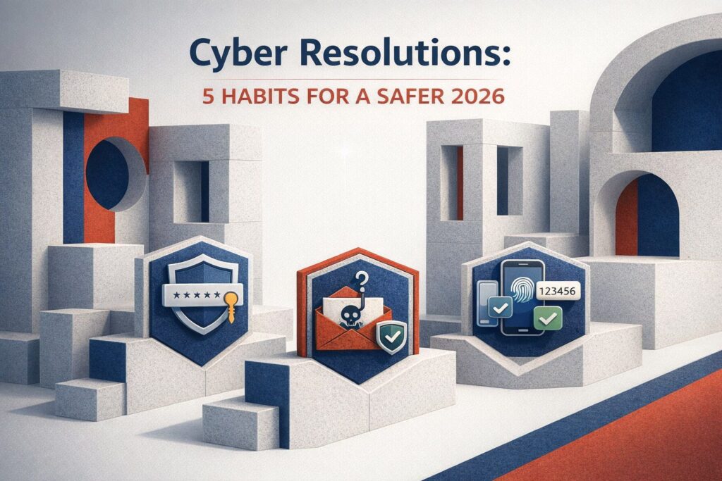 Cyber-résolutions : 5 habitudes pour une 2026 plus sûre