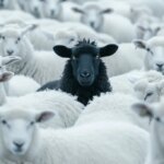 shutterstock 2416896949 The Black Sheep In The Herd Of White Sheep insider threat security cybersecurity vulnerability