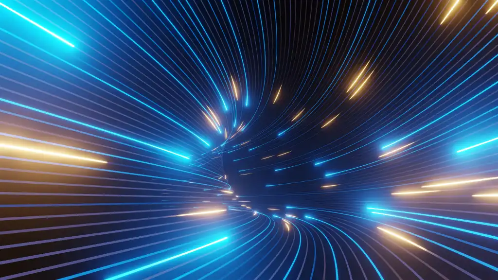 Speed line stream tunnel, internet speed network background.