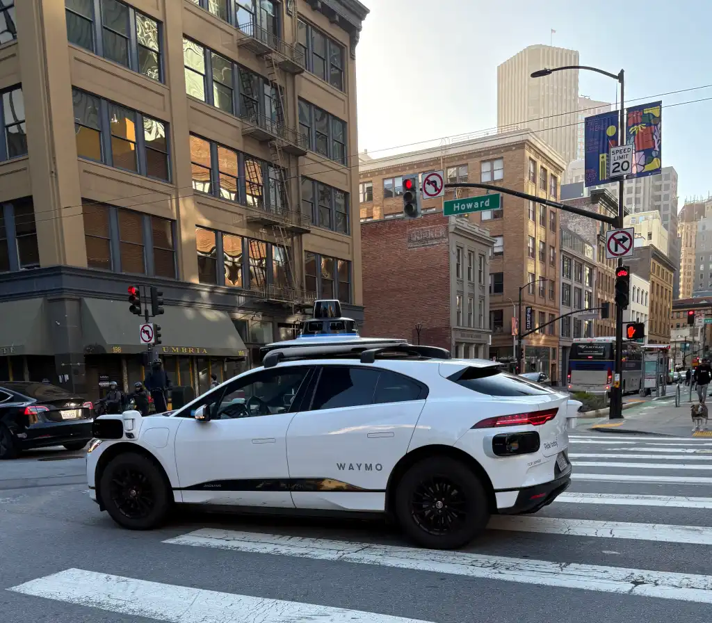 Waymo in San Francisco outside RSA Conference