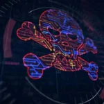 cybercrime cyber crime skull symbol project darknet dark web internet safety cyberattack theft viru