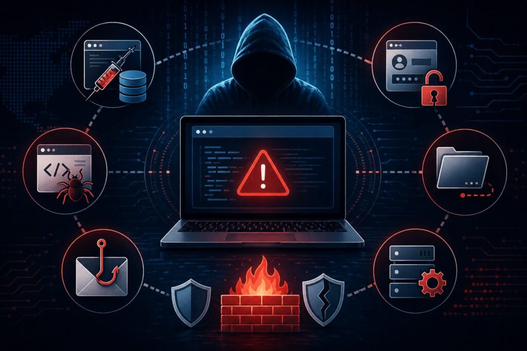 Que sont les attaques d’applications Web de base ?