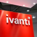 Hannover, Germany - March, 2017: Ivanti company logo sign on exhibition fair Cebit 2017 in Hannover Messe, Germany