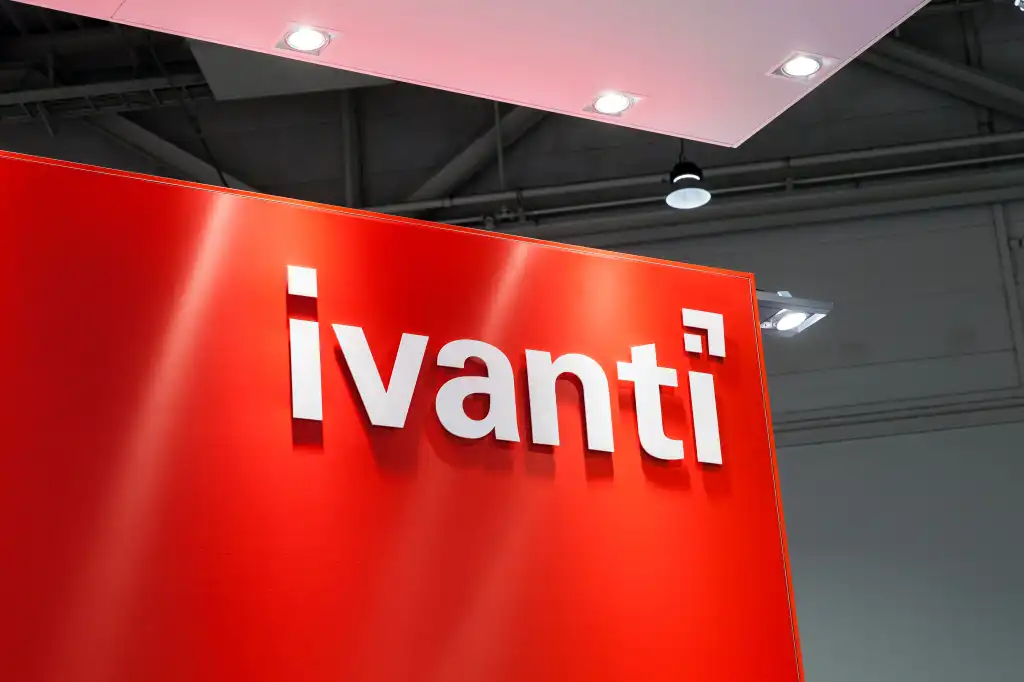 Hannover, Germany - March, 2017: Ivanti company logo sign on exhibition fair Cebit 2017 in Hannover Messe, Germany