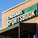 A picture of a retail Caesars sportsbook location