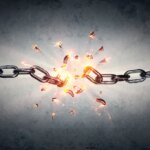 broken chain, breaking the chains