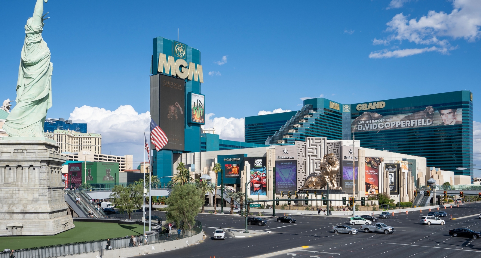 A picture of the MGM Grand in Las Vegas