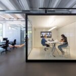 people working in office