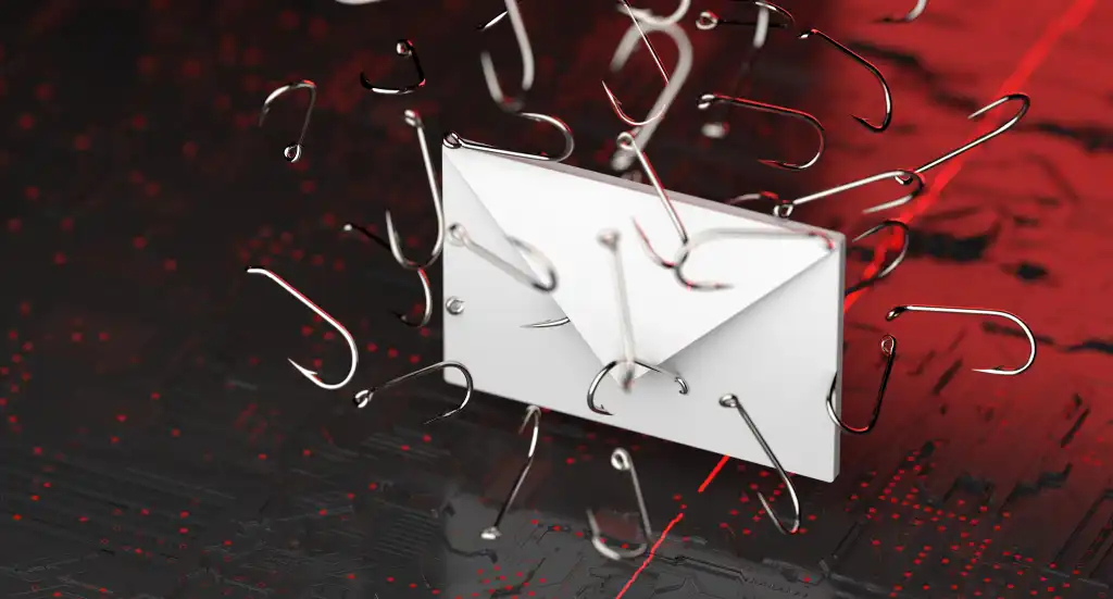 Ransomware Cyber Security Email Phishing Internet Technology Lock Vault Protection 3d illustration