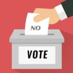 A picture of a No vote