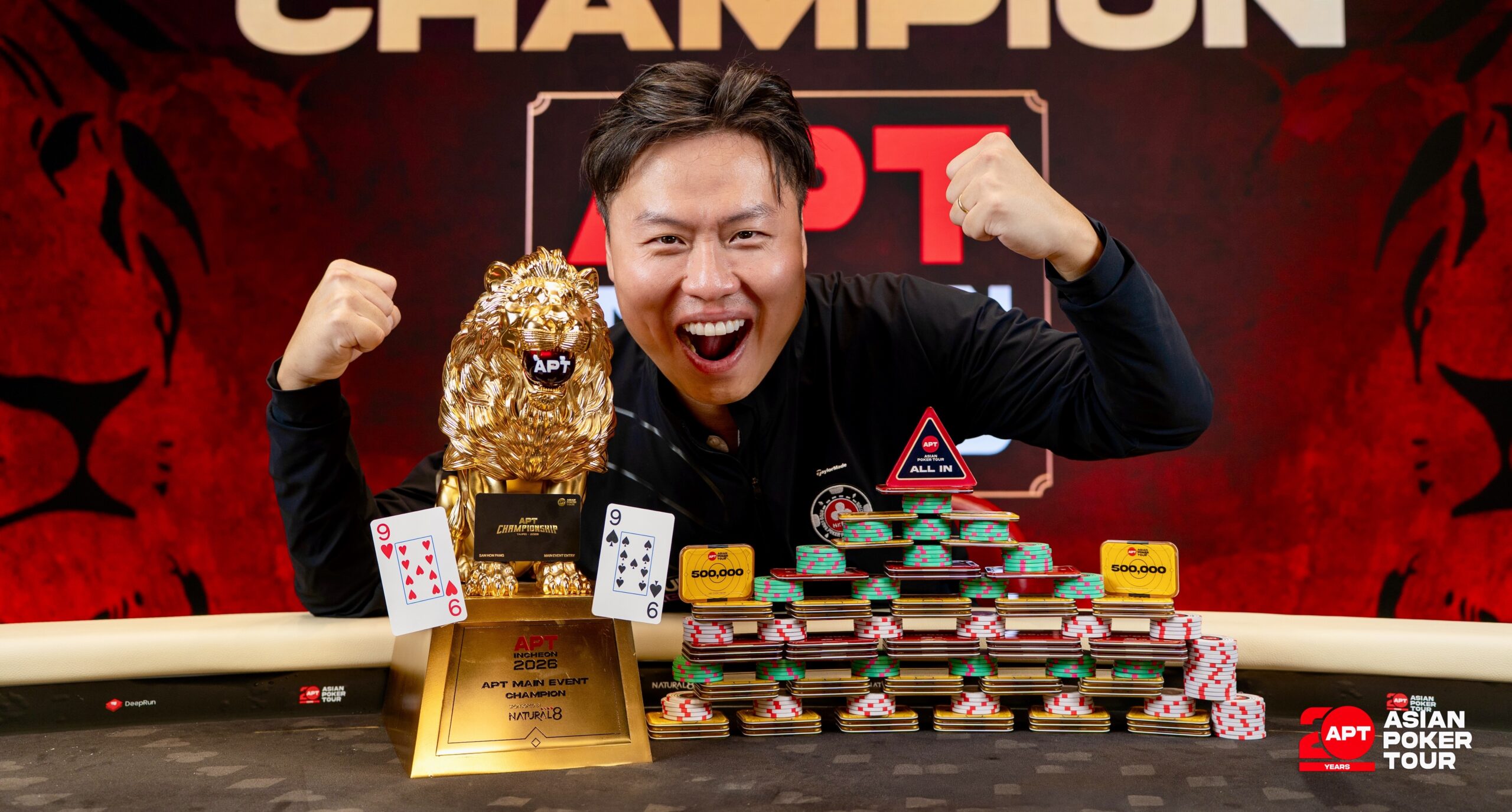 Le Main Event de l'APT Incheon marque deux championnats consécutifs de Hong Kong