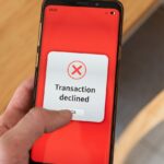 An image of a declined transaction