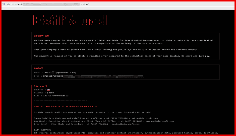 ExfilSquad : un nouveau « groupe d'extorsion de données »