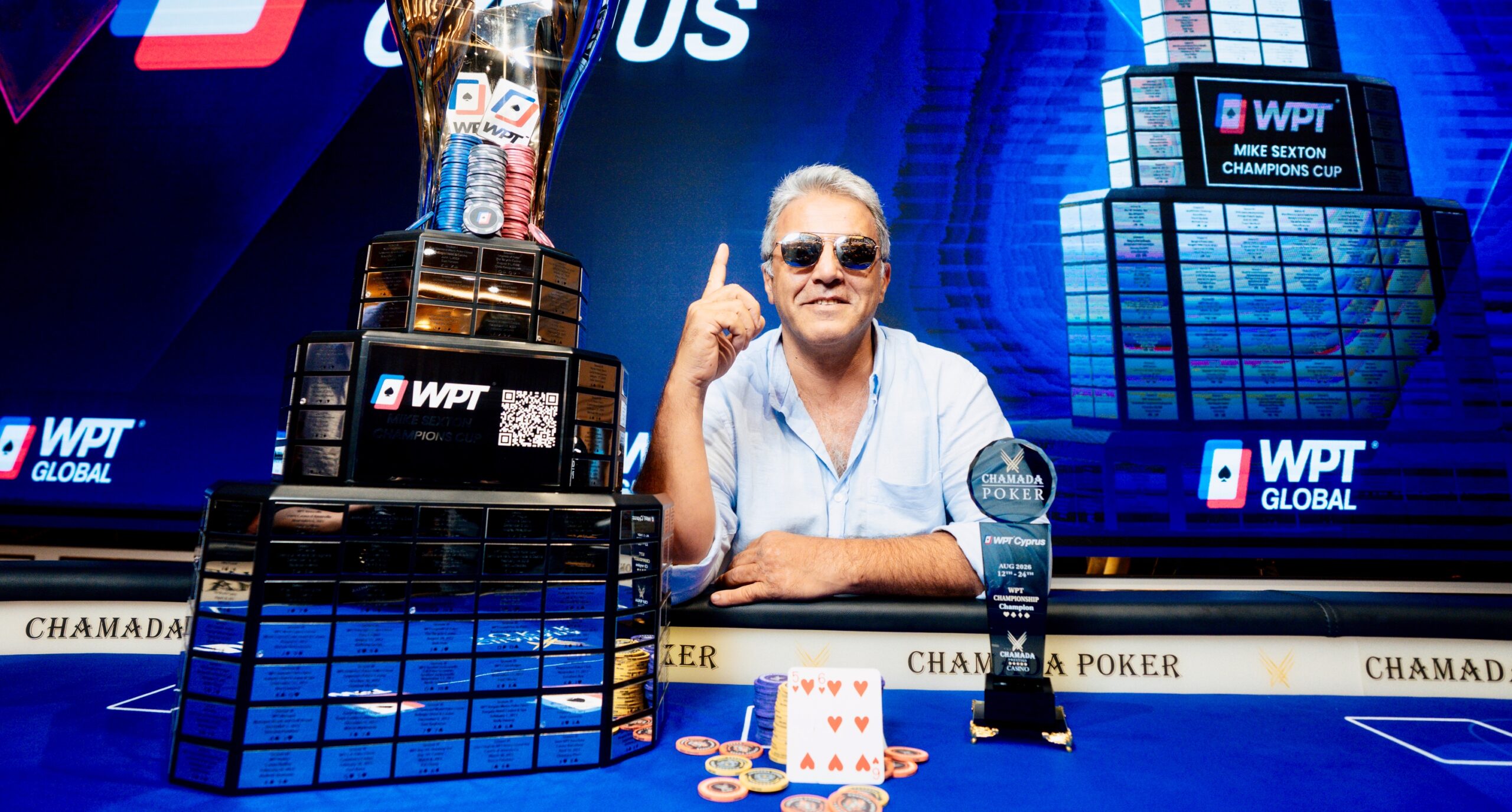 Farbod Nazari triomphe au championnat de Chypre du World Poker Tour