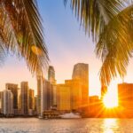 A picture of the Miami skyline