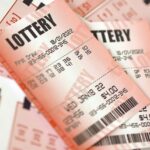 A picture of lottery tickets