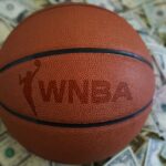 A picture of a WNBA basketball