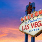 A picture of the "Welcome to Las Vegas" sign