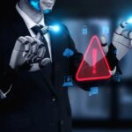 AI detects cybersecurity threats by monitoring system behavior, identifying anomalies, blocking breaches, and alerting users to potential security risks in real time. Vouch
