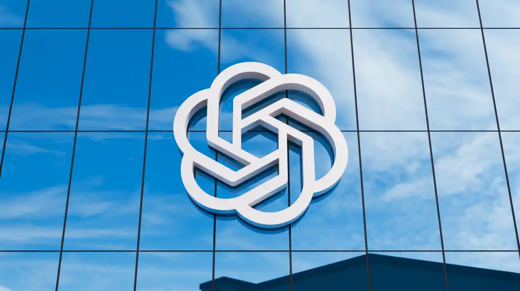 image showing OpenAI signage on building