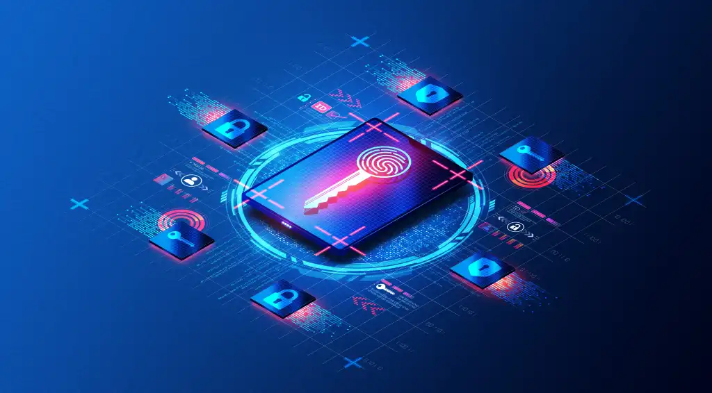 Passwordless Login with Passkey Concept - Authentication and Login Credentials that Remove the Need for Passwords - 3D Illustration