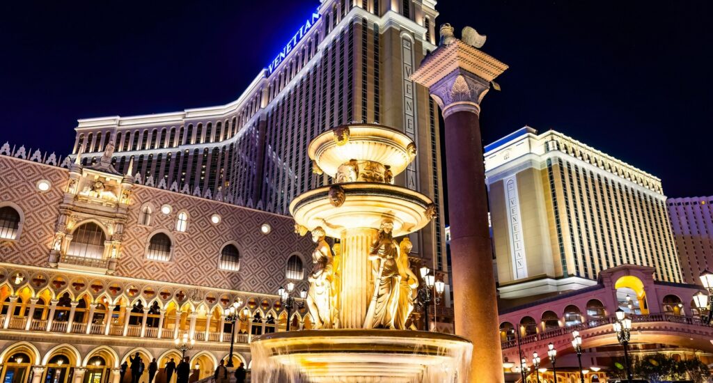 A picture of the Venetian Las Vegas