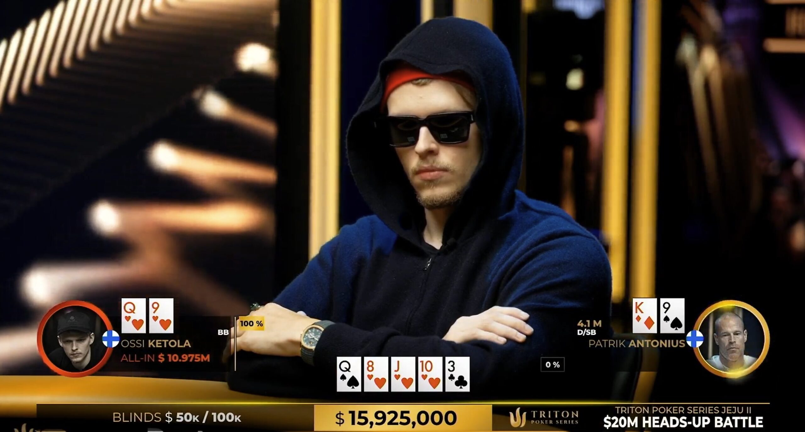 Patrik Antonius perd 10 millions de dollars en heads-up face au propriétaire du casino