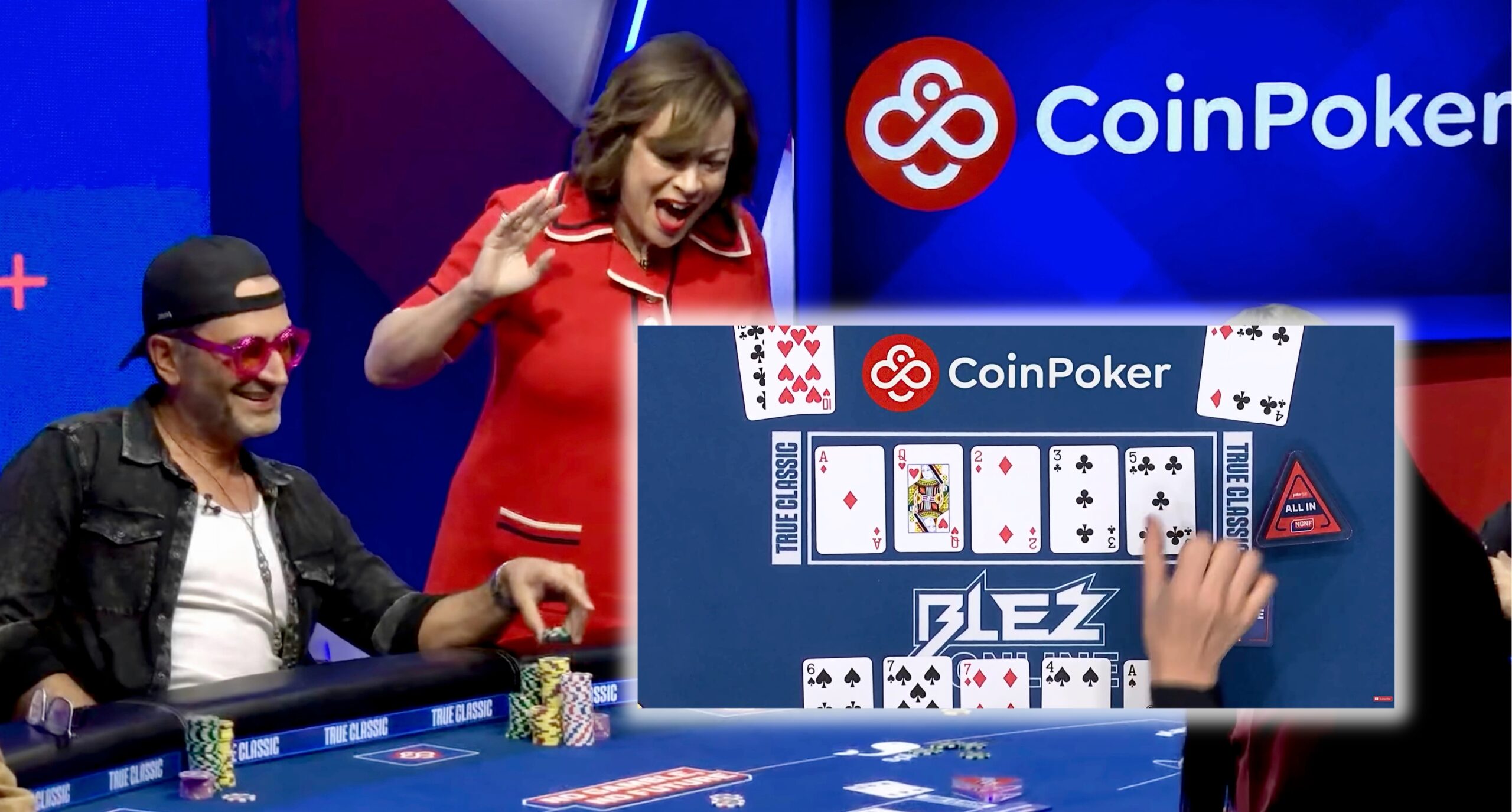 Jennifer Tilly se retire deux fois contre Antonio Esfandiari