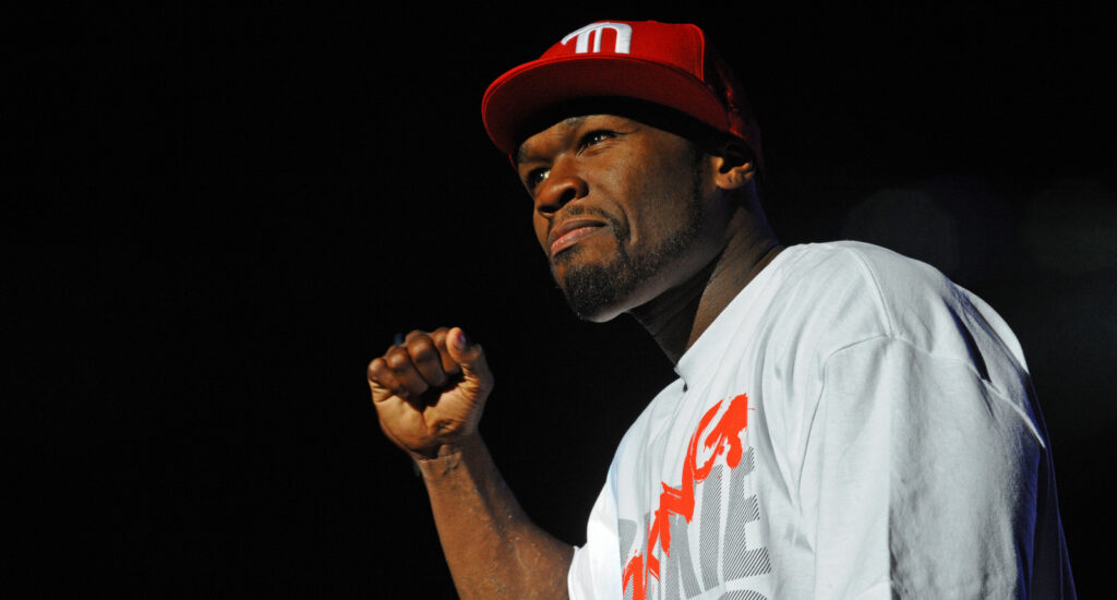 A picture of the rapper 50 cent