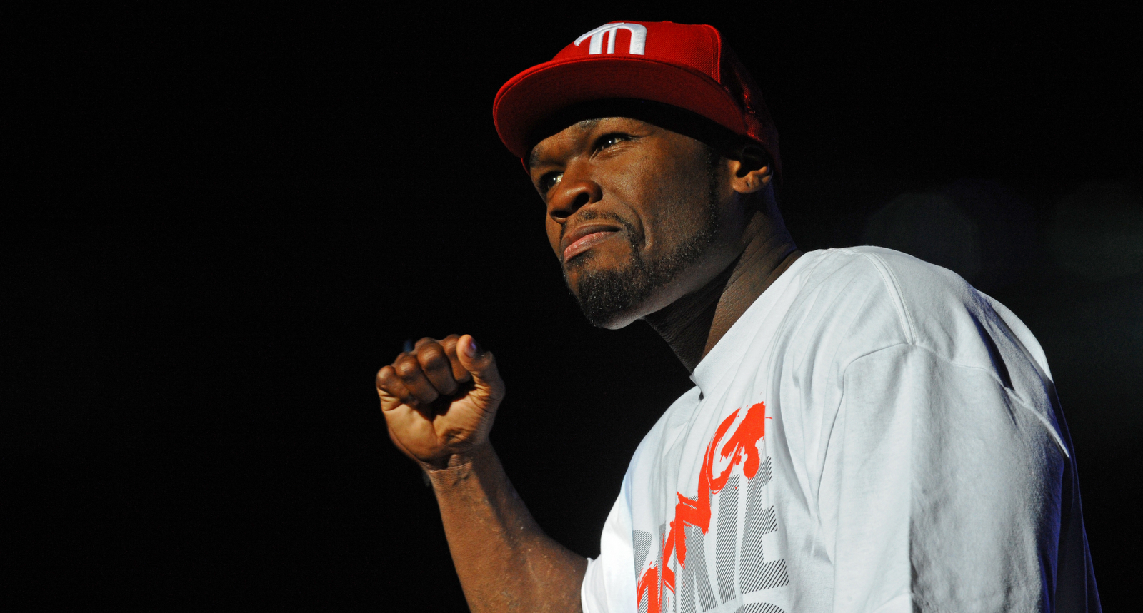 A picture of the rapper 50 cent