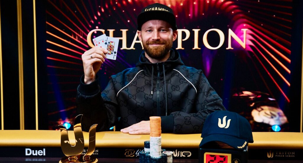 Aliaksei Boika perce au Triton Poker Jeju