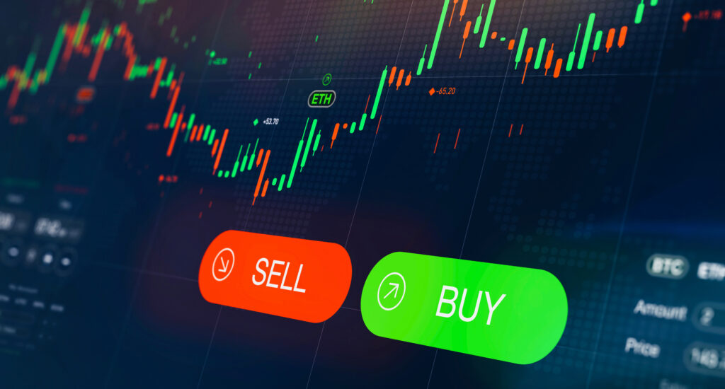 A picture of a trading setup