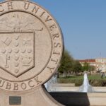 A picture of a sign for Texas Tech University