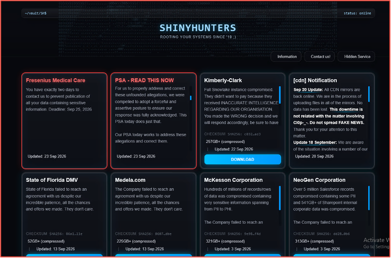 Le FBI aurait été piraté par ShinyHunters