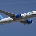 A picture of a United Airline plane