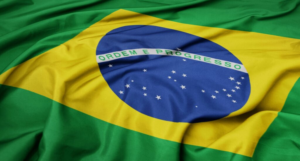 A picture of the Brazilian flag
