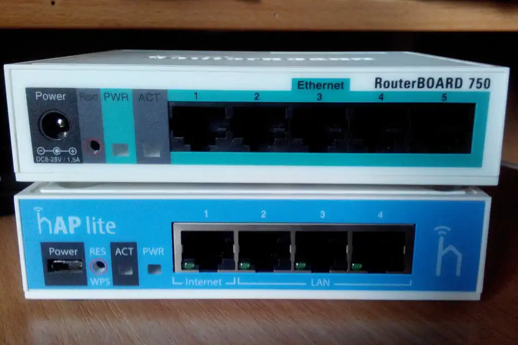 MikroTik Hap Lite and RouterBoard 750