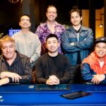 Ensemble de table finale Bay 101 Shooting Star du World Poker Tour