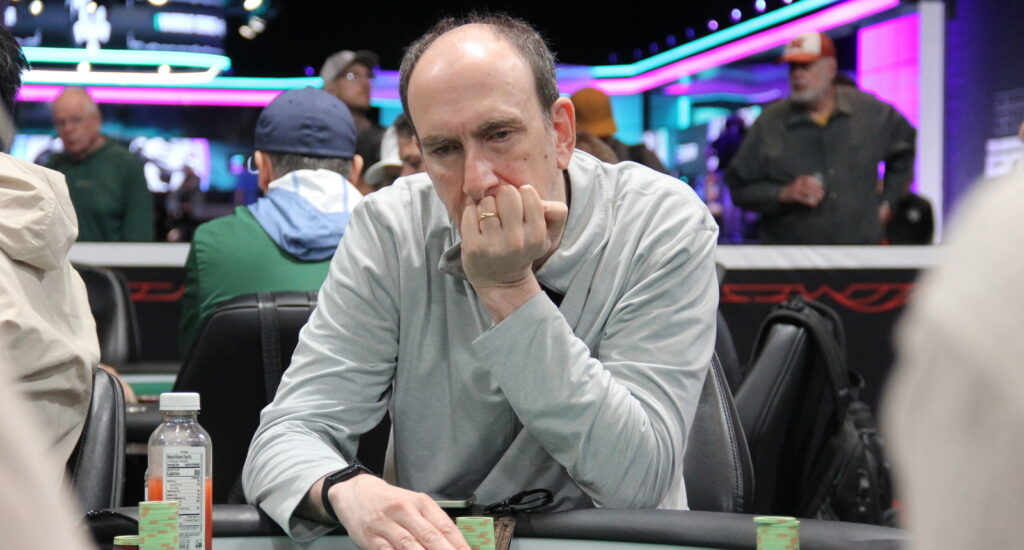 A picture of Erik Seidel at the 2026 World Series of Poker