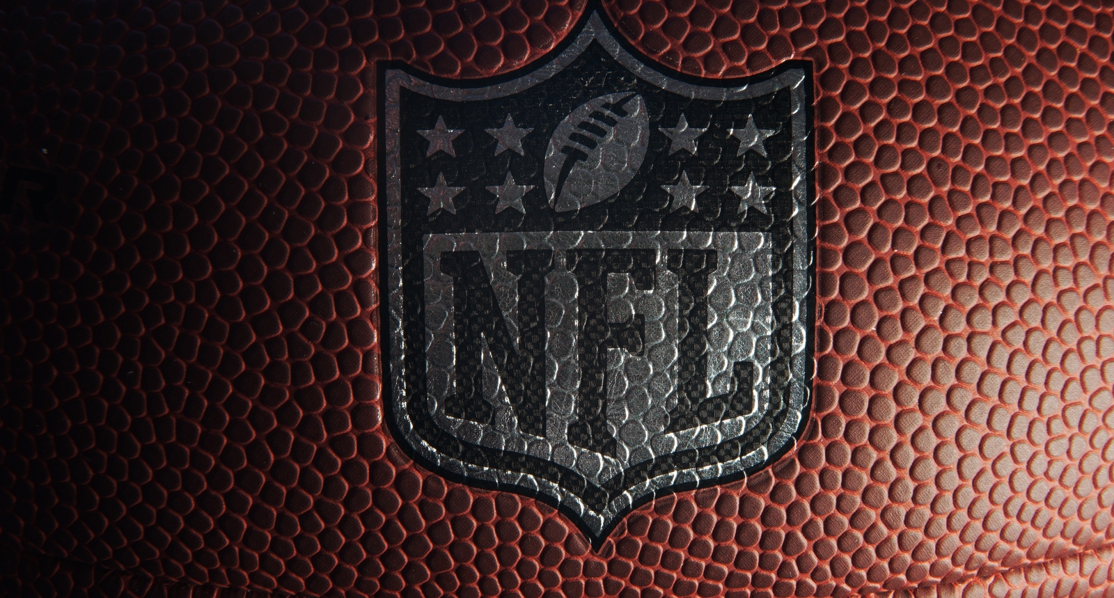 A picture of an NFL football