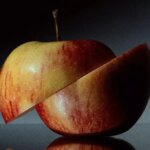 split apple