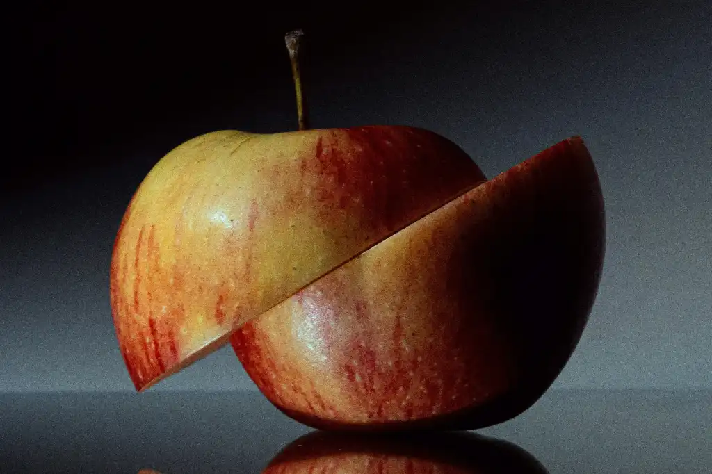 split apple