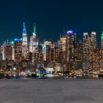 A picture of the New York City skyline