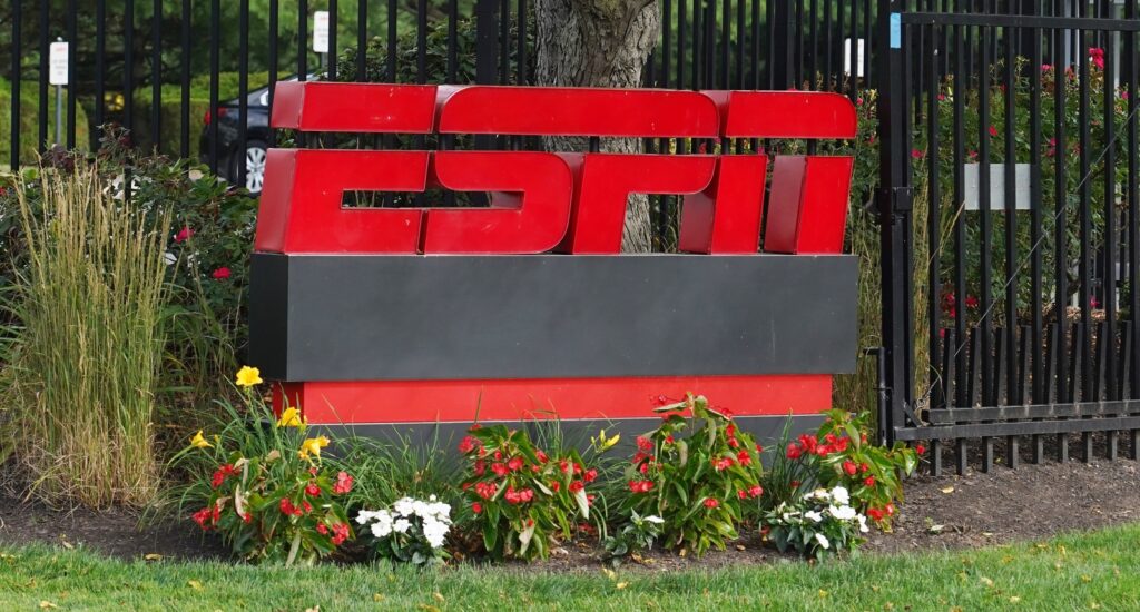 A picture of the ESPN logo